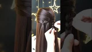 Flower Hairstyle  Hairstyle Tutorial  Long Hair️