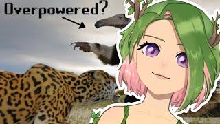 Are Anteaters OP?  Camellia reacts to TierZoo