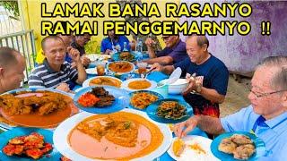 LAMAK BANA GULAI KEPALA IKAN DAN MASAKAN MINANG KHAS BUNGUS KOTA PADANG