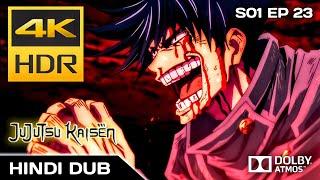 Megumi Vs Special Grade Full Fight In Hindi 4K 60FPS Jujutsu Kaisen Season 1 In Hindi Dub Reaction