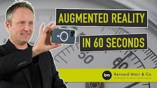 What is Augmented Reality AR In 60 Seconds