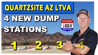 The NEW DUMP STATIONS at the Laposa LTVA in Quartzsite AZ 2023-24