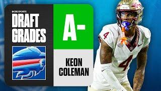 2024 NFL Draft Grades Bills select Keon Coleman No. 33 Overall  CBS Sports