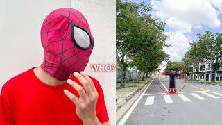 PRO 5 SPIDER-MAN Meet Mystery Serbian Dancing Lady ???  Scary Movie by SPLife TV 