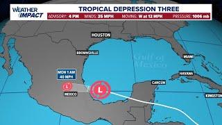 Tracking the Tropics Hurricane Beryl remains a Cat. 4  Tropical Depression 3 forms in SW Gulf