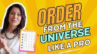 How to Order from the Universe like a Pro - 8 Step Checklist