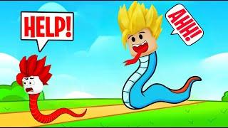 Becoming the BIGGEST SNAKE in Roblox  Khaleel and Motu Gameplay