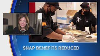 SNAP benefits reduced Wednesday