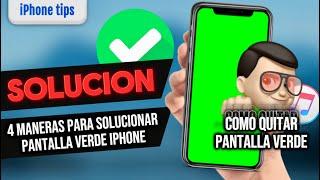 4 Maneras para solucionar pantalla verde iPhoneiOS 17