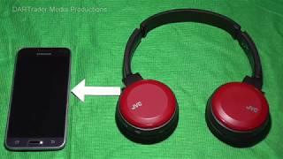 How to pair the JVC HA-S30BT Bluetooth Wireless Headphones.