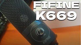 FIFINE K669 USB Condenser Microphone - demoreview