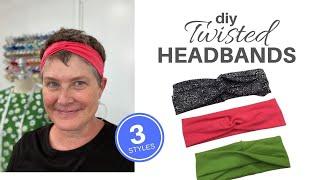 DIY TWITSTED HEADBANDS  3 Easy-To-Make Styles