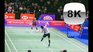 8K50FPS - Lee Zii Jia vs Jonatan Christie - 2023 Badminton World Championships - Clips