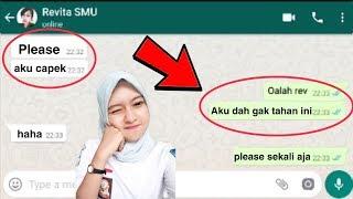 AJAK MANTAN TEMAN SEKOLAH SMP WIK WIK BEGINI REAKSI NYA TAK TERDUGA  Prank Chat Whatsapp Lucu