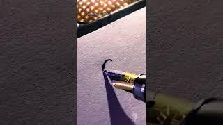 How to write the letter a beautifully  #calligraphy #art #shorts