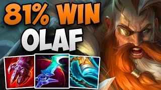 81% WIN RATE OLAF IN CHALLENGER  CHALLENGER OLAF TOP GAMEPLAY  Patch 14.6 S14