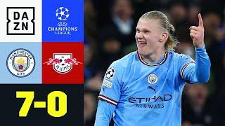 Haaland-5er-Pack & De Bruyne-Hammer Manchester City - RB Leipzig 70  UEFA Champions League  DAZN