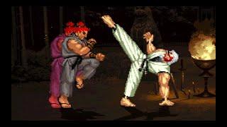 Mr.Karate Vs Akuma - The Greatest Showdown Of Classic Rivalry - Kyukugenryu Vs Ansatsuken -