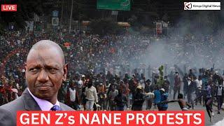 LIVE Nairobi CBD in Total Standstill as Gen Z Protesters hold  NANE NANE Demos