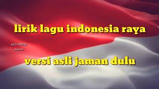 tak banyak yang tahu lirik lagu asli INDONESIA RAYA sebelum diubah @INDONESIAdirgahayu indonesia 77