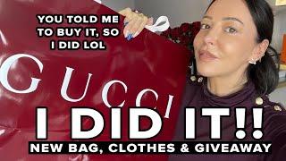 *I DID IT* I Bought The Bag You All Told Me To Get LUXURY HAUL & GIVEAWAY