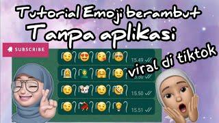 Viral Tutorial Emoji rambut