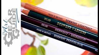 Derwent Lightfast Artists Coloursoft & Procolour Comparison