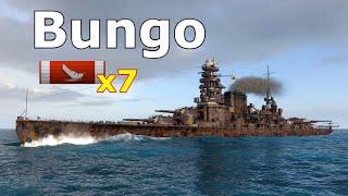 World of WarShips Bungo - 7 Kills 202K Damage