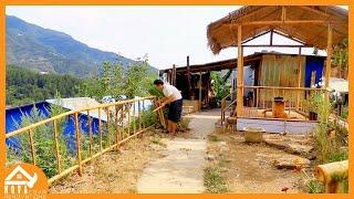 The Man Building an Log Cabin Off Grid  FULL VIDEO Dream home Renovation