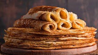 FAMOUS French Crepes That Is Driving The World Crazy  Thin Delicate  How to Make Crepes At Home