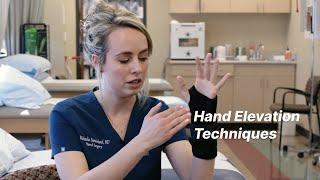 Hand Elevation Techniques After Hand Surgery - Dr. Michaelia Sunderland