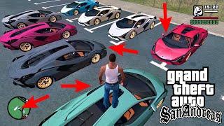 Secret Lamborghini Sian Car Location in GTA San Andreas  Hidden Place  GTASA