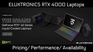 LIVE Q&A ELUKTRONICS - 2023 RTX 4000 Laptops.  Will They be Worth It?