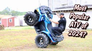 New ATV Time CFMOTO CFORCE 500 Review plus Upgrades & Wheelies