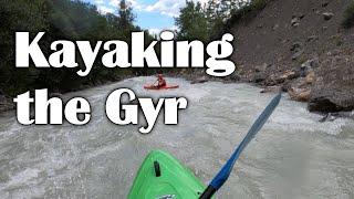 PADDLING a lap on the Gyr in the French Alps