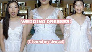 MY LAST WEDDING DRESS TRY ON  Affordable JJsHouse Dresses