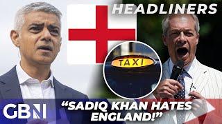 Nigel Farage HITS BACK at Sadiq Khan over banning of St George’s flags - “He hates England”