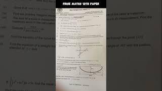 Fbise Maths 12th Guess Paper 2024 - Federal Board Exam