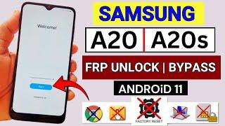 Samsung A20A20s Frp Bypass Android 11  Samsung SM-A207F Google Account Bypass  Without PC