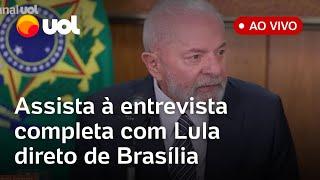 Lula no UOL Assista à entrevista com o presidente Lula direto de Brasília