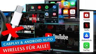 Upgrade to WIRELESS Apple Carplay  Android Auto Netflix YouTube & Screen Mirroring Possible