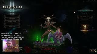 Diablo 3 Season 31 World First Mundunugu Spirit barage Witch doctor 150