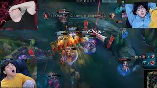 T1 상대로 이겨버리는 각성한 KT 방송인들반응 2024 lck서머 T1 vs KT