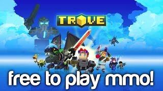 First Look TROVE on PS4 Voxel Based MMORPG