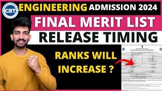 How to Check Engineering FINAL Merit List 2024  How to Download Final Merit List 2024