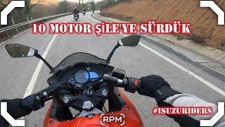 10 MOTOSİKLET ŞİLE’YE SÜRDÜK  PULSAR 200RS