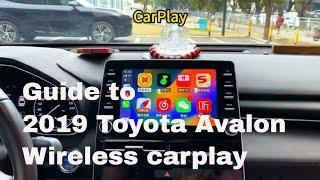 2019 Toyota Avalon CarPlay HiCar Module Installation Guide