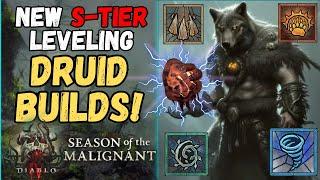 HUGE Buffs? Season 1 Druid Leveling 1-70+ BEST New Builds Aspects & Malignant Hearts Diablo 4