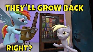 MY LITTLE PONY FAILS DERPY GETS HER ARM STUCK IN A VENDING MACHINE SIMPSONS JOKES