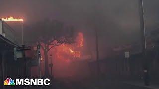 Amazingly devastating FEMA official describes Maui fires speed and environmental dangers